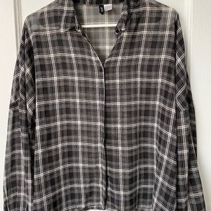 Plaid button up